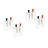 HANABASS 4 Sätze Salz Wasser Batterie Experimentierkasten Wiederverwendbares Stem Wissenschaftsprojekt Lernset für Schüler zur Stromerzeugung im Unterricht