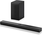 LG S70TY Intelligente Soundbar, 400 W, 3.1.1 Kanäle, Surround-Sound, Dolby Atmos und DTS, breite Konnektivität, Bluetooth, USB, optischer Eingang, Schwarz