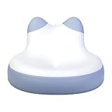 Bauchkissen zum Schlafen, Katzenohrenform, liegend, Nackenstützbett, neigendes Daunenkissen, für Hotel, Reisen, Couch, Camping, Schlafzimmer, Damen, Herren, Senioren, Erwachsene
