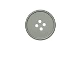10 Stück 15 mm/25 mm Harzknöpfe für DIY-Modeaccessoires und Kleidungsstücke, rundes Design mit vier Löchern-hellgrau-10 Stück-25 mm