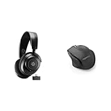 SteelSeries Arctis Nova 7 - Wireless Gaming-Headset mit Multi-System-Kompatibilität & Amazon Basics Ergonomische kabellose USB Maus - DPI einstellbar - Schwarz