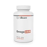 GymBeam Omega 3 6 9 mit Vitamin E angereichert, pro Tagesdosis Fischöl 800 mg, erhält Fisch-, Leinsamen- und Sonnenblumenöl, Leinöl-Kapseln, komplexe Quelle von Omega-3, Omega 6 und Omega 9 (120 caps)