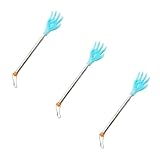 VILLFUL 3 Stück Ausziehbare Rückenkratzer aus Edelstahl Praktische Teleskop kratzgeräte für Rücken und Beine Leicht und Kompakt für Ältere Menschen und Bequemen Ganzkörpereinsatz