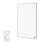 Behaglich Infrarotheizung 600 Watt mit Touch-Thermostat - Energiesparend & Geräuschlos - Wandmontage - 1-3 Min. auf Betriebstemperatur bis 120°C - TÜV Geprüft - 𝟭𝟬 𝐉𝐀𝐇𝐑𝐄 𝐆𝐀𝐑𝐀𝐍𝐓𝐈𝐄