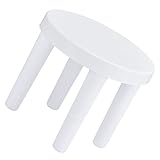 Kids Step Stool Laundry Stool Wood Step Chair Kid Step Stool Bed Step Stool Wooden Sitting Chair Step up Stool White at Home Toddler Plastic Small Square Stool