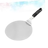 NAMOARLY 1 Stück kuchenwender aus edelstahl kochgeschirr gemüseschaufel brotausstechform Kuchenmesser bäckermesser vykrajovátka na chleb Backwerkzeug Backgerät runder Pizzawender Black