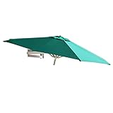 HUIBBGO 1 Stück wasserdichte Terrassen-Sonnenschirm-Abdeckung, Ampelschirm, Befestigungen, rund, Sonnenschutz, 87'/98' Aluminium, für den gewerblichen und privaten Gebrauch, Terrassenschirm im Freien