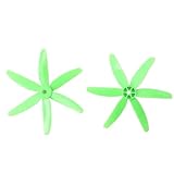 5-Zoll-5040-Propellersatz mit positiver und negativer Steigung für Multirotor-Drohnen – 4- und 6-Optionen, Polycarbonatkonstruktion(Green)