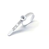 mosa & co. - Ringgrößenmesser Multisizer – Ringmaßband zur Ermittlung der Ringgröße – ideal für Trauringe, Verlobungsringe & Partnerringe – für Damen & Herren