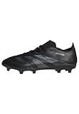 adidas Unisex Predator League Football Boots Firm Ground Fußballschuhe, Core Black/Carbon/Gold Metallic, 43 1/3 EU