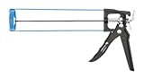 Högert Technik - Kartuschenpresse - Silikonspritze zum verarbeiten von sämtlichen 310ml Dicht - und Klebstoffkartuschen - Kartuschenpistole - Druckraft: 1500 N