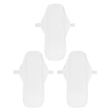 Gatuida Waschbare Stoffbinden 3 Stück Pack 270mm Baumwolle Wiederverwendbare Damenbinden mit Flügeln für Menstruation und Hygiene bei Frauen