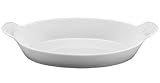 Schonbard 902228 Auflaufform oval (mit Hand), weiß