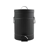 MSV Treteimer Habana Mülleimer Kosmetikeimer Abfalleimer 3L - schwarz