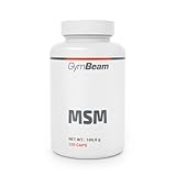 GymBeam MSM Tabletten für Gelenke - Organischer Schwefel für Knorpel und Knochen, für aktive Menschen, 1400mg, vegan, praktische Kapseln, 120 kaps