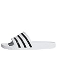 adidas Unisex Adilette Aqua Slides, Cloud White / Core Black / Cloud White, 39 EU