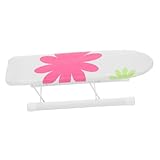 MOTHNUR Kompaktes Klappbares Bügelbrett mit Rutschfestem Standfuß Stabiles Bügelbrett für Dampfbügeleisen als Ärmelbrett und Platzsparender Bügeltisch für Kleine Räume Zuhause