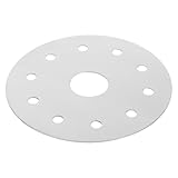 NUOBESTY Edelstahl Wärmeverteilerplatte 13cm Wärmeleitblech für Induktionskochfelder Rostfrei Formstabil mit Glatten Kanten für Küchenkochgeschirr