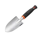 3-teiliges Gartenwerkzeug-Set aus Aluminiumlegierung – robuste Gartenschaufel, Rechen und Kelle mit ergonomischem Griff zum Pflanzen, Graben – ideal für Garten, Hof und Zimmerpflanzen (Gärtnerspaten)