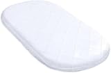 Stubenwagen Baby Matratzen Kinderwagen 80x40 cm - Matratze Beistellbett Babywiege Kindermatratze Oval Reisebett Nässeschutz Moseskorb Matraze 80 x 40 Kinderwagenmatratze