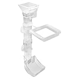 Futterspender für Fische – Transparentes Futterrohr für Garnelen | Automatischer Futterspender für Betta-Fische und Teiche mit Futterfunktion während des Urlaubs