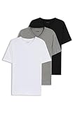 HUGO BOSS Herren T-Shirt Vn 3p Co T-Shirt, Assorted-pre-Pack,M
