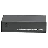 Hama Stereo Phono-Vorverstärker PA (für Plattenspieler, inkl. Netzadapter 230V/50Hz, 3000mA, Cinchkabel 0,9 m) schwarz, 00040506