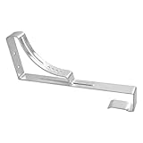 Decket Laufroststütze für Dach, Dachroststütze Typ D aus Feuerverzinktem Stahlblech, UV-beständig & Witterungsresistent, Laufsteghalter für Stabile Bewegung bei Wartungsarbeiten, Verzinkt