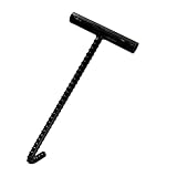 YUOIUX Robuster Schachthaken, 10 mm dicker Stahl, Schachthaken, Hebewerkzeug für einfachen Zugriff, Hebe- und Ziehwerkzeug