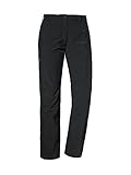 Schöffel Damen Pants Engadin1 Warm L, warme Wanderhose mit 4 Wege-Stretch, robuste Thermohose mit vorgeformtem Knie und verstellbarem Bund, black, 42