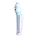 Temperaturmesser für den Pool – schwimmendes Thermometer, leicht ablesbarer Wassertemperaturzähler | Duck Ice Bath Messgerät mit Schnur, präzises Aquarium