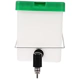 HOMOBABE Automatischer Hängender Wasserspender für Kaninchen Trinkflasche für Hamster Sichere und Ungiftige Haustier Tränke mit Speziellem Hakendesign für Stabilen Am Käfig