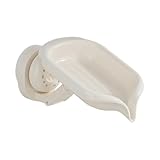 Bkljkf Seifenschale mit Saugnapf, Wandhalterung ohne Bohren | verstellbare Halterung für Seife | für Hotel, Schlafsaal, Küche, Fitnessstudio, Badezimmer, Universität