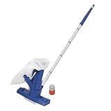 Poolreiniger | -Reiniger | 5 Abschnitte Teleskopstange Unterwasserwartung für See Garten Outdoor Teich Spa Hinterhof