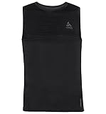 Odlo Herren Performance X-light Funktionsunterwäsche Tanktop, Schwarz, L EU