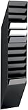 Durable Prospektspenderset Flexiboxx 12 A4, 1 Set, schwarz, 1709763060