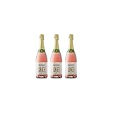 Torres Icons Natureo Sparkling Rosé halbtrocken Roséwein Spanien inkl. FeinWert E-Book (3 x 0.75 l)