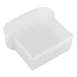 Crisper Küchenzubehör, Mikrowelle, Gefrierschrank, versiegelte Box, Kunststoff, Crisper, Kühlschrank, Obstaufbewahrung Glasbox (White, One Size)