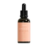 mombloom Omega 3 Vegan - Algenöl für Schwangere, Stillende und Kinderwunsch - 20 ml - DHA (316 mg) & EPA (158 mg) - Laborgeprüft - Pipette mit Dosierskala - UV-Glas (Rosmarin + Zitrone)