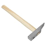 Generisch Entenschnabelhammer Maurerhammer 03 kg Wärmebehandelter Stahl Hochglanzpolierter Flachkopf Rutschfester Griff Ergonomisch für Heimwerker und Handwerk