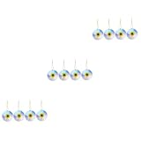 ULTECHNOVO 12 Stück Teiliges Reflektierendes DIY Vogelscheiben Doppelseitig Stark Reflektierend zur Vogelabwehr Balkon Garten und Terrasse Stilvolle Dekoration und Schutz