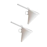 GALPADA 2 Stück Teiliges Hand Dosier Trichter für Kuchen Schokolade Creme Icing Praktischer Kunststoff Kuchen Dekorierer für Backzubehör und Präzises Portionieren bei Konditorei