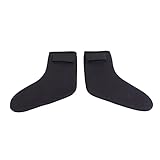 Baoblaze Neopren-Wasserflossensocke, Tauchanzüge, Socke, 3 mm, für Damen und Herren, thermische Strandsocke, zum Schnorcheln, Surfen, Kajakfahren, l