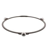 PAMINGONO Mikrowellen Drehtellerring Ersatz Innenring 15,8cm Universell Kompatibel mit Mikrowellenteller Glasplatte Rutschfester Rollenhalter für Mikrowellenzubehör