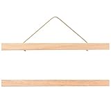 Magnetisch Posterschiene, 31 cm Magnetische Posterleiste, Kiefer Posterrahmen, Magnetisch Bilderleiste für Drucken Kunstwerk