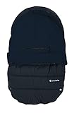 Altabebe AL2004P-49 Winterfußsack für Babyschale und Autositz, marine/marine