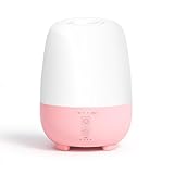 SEEDSEEL Kabelloser Diffusor für ätherisches Öl, 150 ml, wiederaufladbarer Akku, 7 Stunden Laufzeit, 7 LED-Lichter, tragbarer Mini-Aromatherapie-Diffusor für Zuhause, Büro, Badezimmer, Reisen