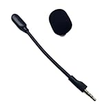 LIUZIKUN Abnehmbares 3,5-mm-Galgenmikrofon für Arctis1-Gaming-Headsets. Mikrofon mit Schaumstoffüberzug
