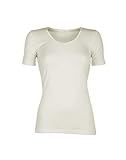 Dilling Merino T-Shirt für Damen - aus 100% Bio-Merinowolle Natur 36