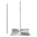 laxreheye Vertikaler Grillspieß | Halterung für Schaschlikspieße aus Stahl, Halterung zum Kochen von Fleisch und Ofen Tacos Huhn | Kebab